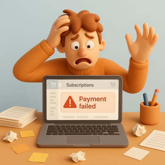 Failed payment handling